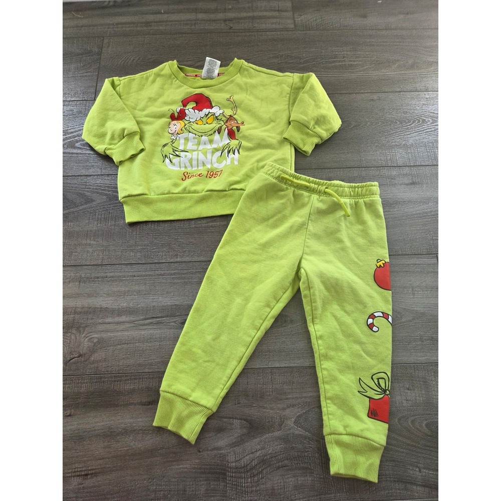 The Grinch toddler boy set 2t
